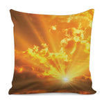 Sunrise Sky Print Pillow Cover