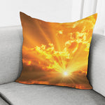 Sunrise Sky Print Pillow Cover