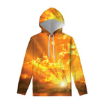 Sunrise Sky Print Pullover Hoodie