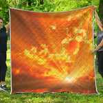 Sunrise Sky Print Quilt
