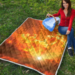 Sunrise Sky Print Quilt