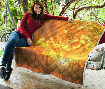 Sunrise Sky Print Quilt