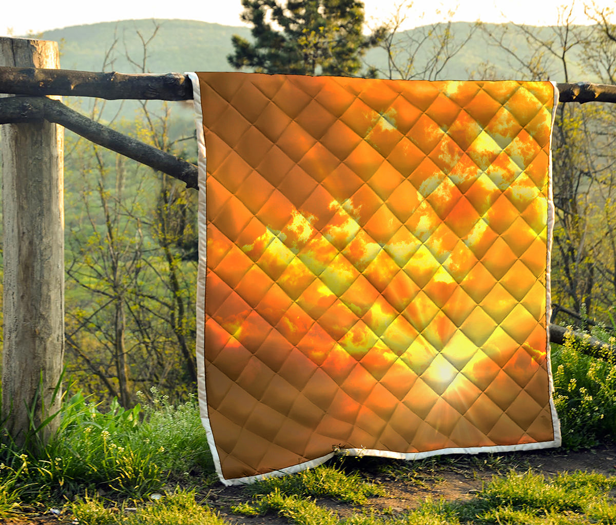Sunrise Sky Print Quilt