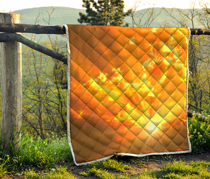 Sunrise Sky Print Quilt