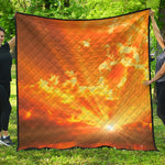 Sunrise Sky Print Quilt