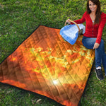 Sunrise Sky Print Quilt