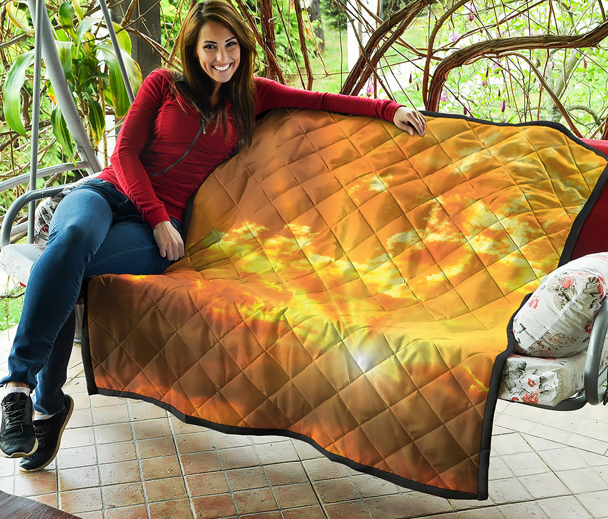 Sunrise Sky Print Quilt