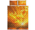 Sunrise Sky Print Quilt Bed Set