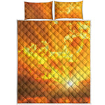 Sunrise Sky Print Quilt Bed Set