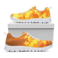 Sunrise Sky Print White Running Shoes