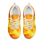 Sunrise Sky Print White Sneakers