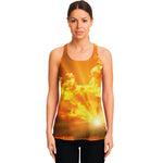 Sunrise Sky Print Women's Racerback Tank Top