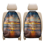 Sunrise Wave Print Car Seat Organizers