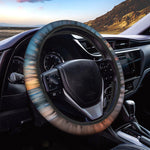 Sunrise Wave Print Car Steering Wheel Cover