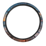 Sunrise Wave Print Car Steering Wheel Cover