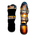 Sunrise Wave Print Muay Thai Shin Guard