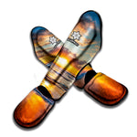 Sunrise Wave Print Muay Thai Shin Guard