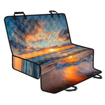 Sunrise Wave Print Pet Car Back Seat Cover