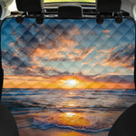 Sunrise Wave Print Pet Car Back Seat Cover