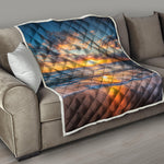 Sunrise Wave Print Quilt