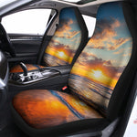 Sunrise Wave Print Universal Fit Car Seat Covers