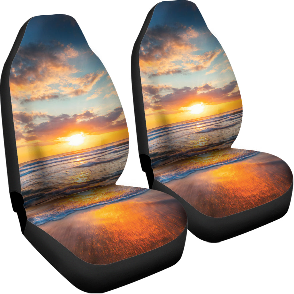Sunrise Wave Print Universal Fit Car Seat Covers