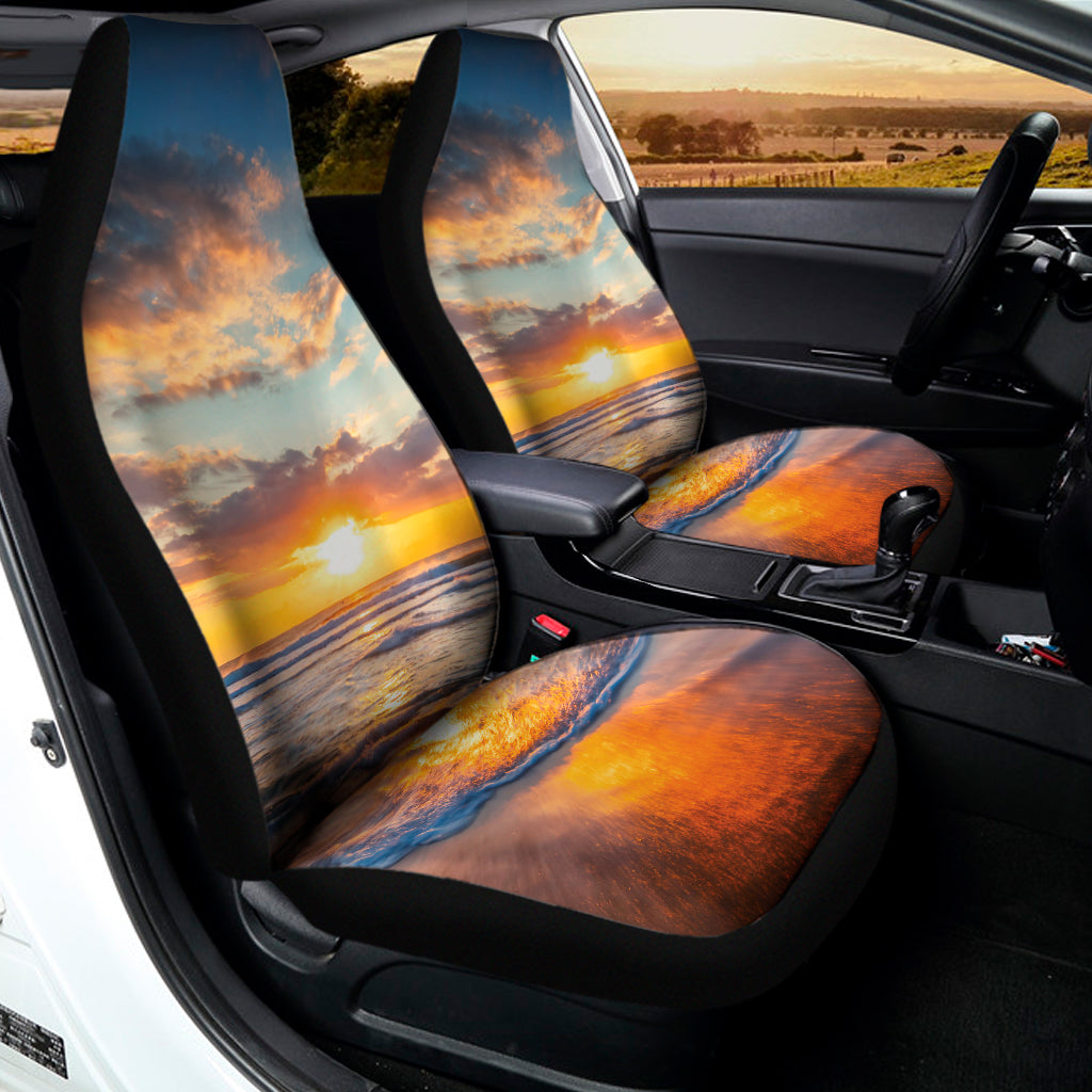 Sunrise Wave Print Universal Fit Car Seat Covers