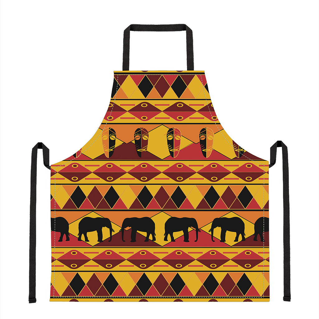 Sunset African Tribal Pattern Print Apron