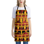 Sunset African Tribal Pattern Print Apron