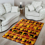 Sunset African Tribal Pattern Print Area Rug