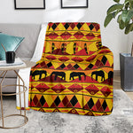 Sunset African Tribal Pattern Print Blanket