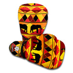 Sunset African Tribal Pattern Print Boxing Gloves