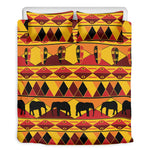 Sunset African Tribal Pattern Print Duvet Cover Bedding Set