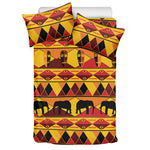 Sunset African Tribal Pattern Print Duvet Cover Bedding Set