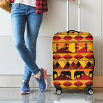 Sunset African Tribal Pattern Print Luggage Cover