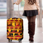 Sunset African Tribal Pattern Print Luggage Cover