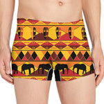 Sunset African Tribal Pattern Print Men's Boxer Briefs