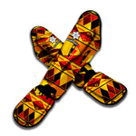 Sunset African Tribal Pattern Print Muay Thai Shin Guard