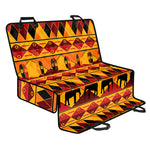 Sunset African Tribal Pattern Print Pet Car Back Seat Cover