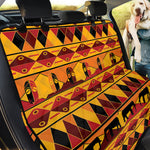Sunset African Tribal Pattern Print Pet Car Back Seat Cover