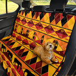 Sunset African Tribal Pattern Print Pet Car Back Seat Cover