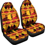 Sunset African Tribal Pattern Print Universal Fit Car Seat Covers