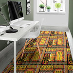 Sunset Ethnic African Tribal Print Area Rug