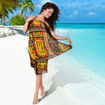 Sunset Ethnic African Tribal Print Beach Sarong Wrap