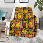 Sunset Ethnic African Tribal Print Blanket