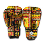 Sunset Ethnic African Tribal Print Boxing Gloves