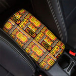 Sunset Ethnic African Tribal Print Car Center Console Cover