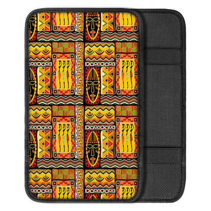 Sunset Ethnic African Tribal Print Car Center Console Cover