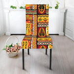 Sunset Ethnic African Tribal Print Dining Chair Slipcover