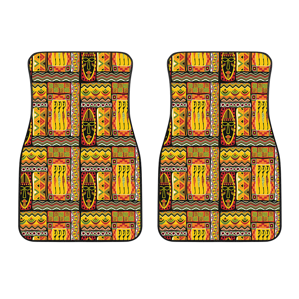 Sunset Ethnic African Tribal Print Front Car Floor Mats
